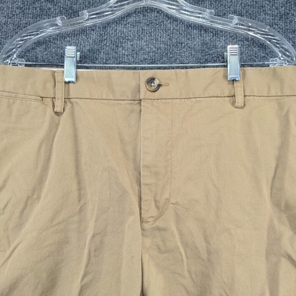 OId Navy Mens Ultimate Slim Chino Shorts Tan Size 40 Slash Pockets - Picture 6 of 11